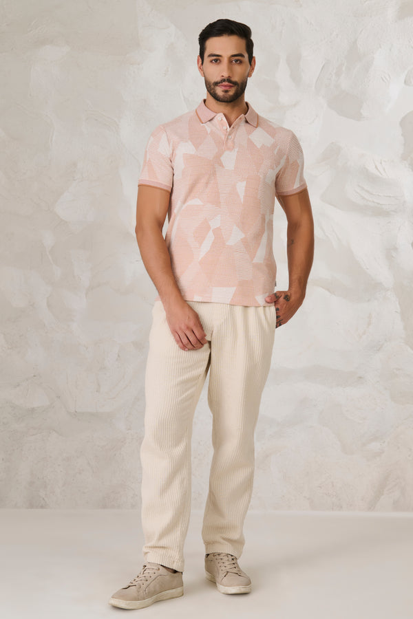 Cladding Textured Polo - Orange
