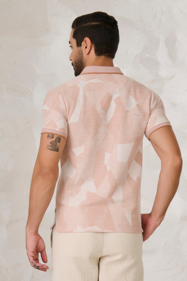 Cladding Textured Polo - Orange