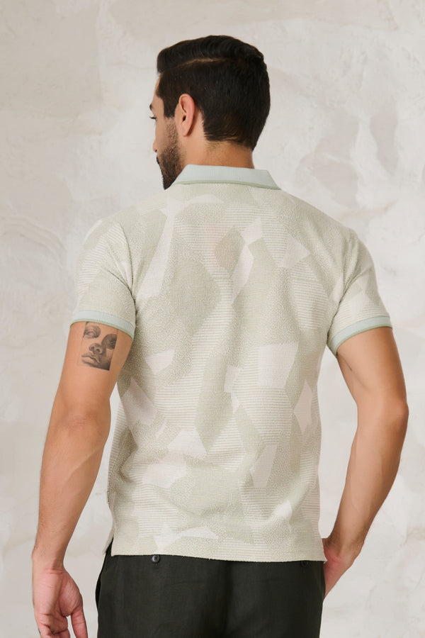 Cladding Textured Polo - Pista Green
