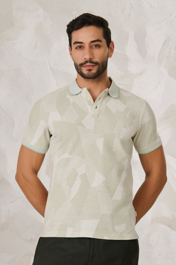 Cladding Textured Polo - Pista Green