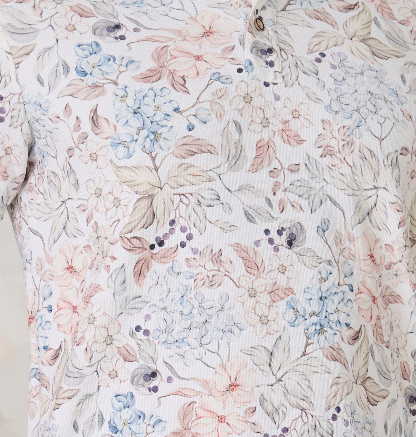 Chintz Polo - Off-white